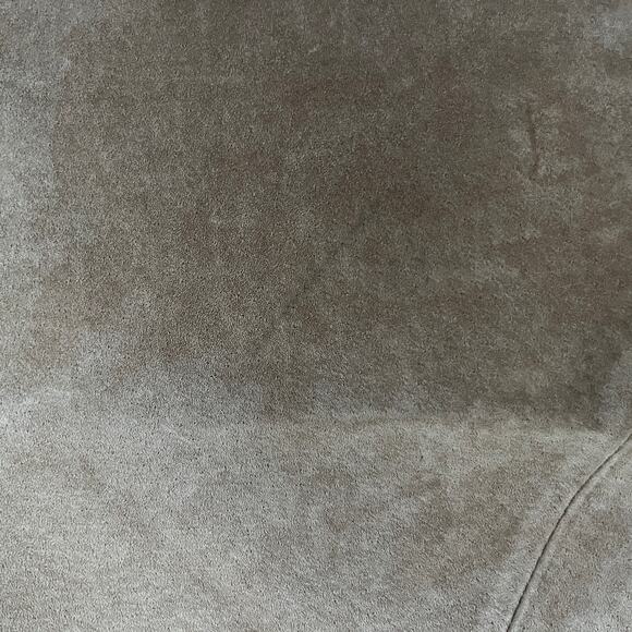 Vintage Margaret Godfrey Floral Embroidered Tan Genuine Suede Pants Size 12 - Picture 14 of 16